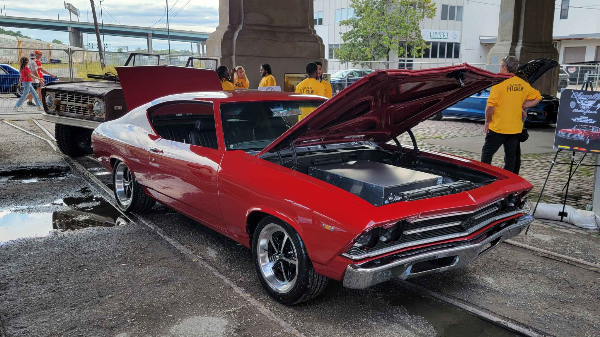 The State of EVs: Travis Kelce's electrified 1969 EV Chevy Chevelle